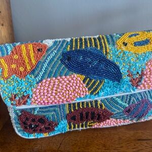 Colorful Beaded Clutch